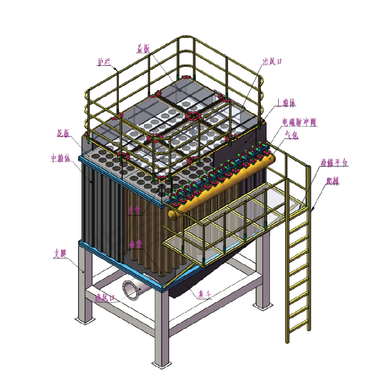 Импульсный рукавный фильтр