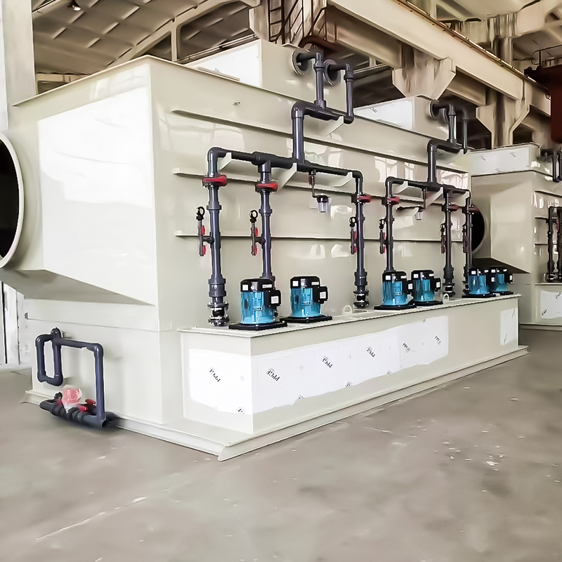 Горизонтальная промывная колонна из ПП