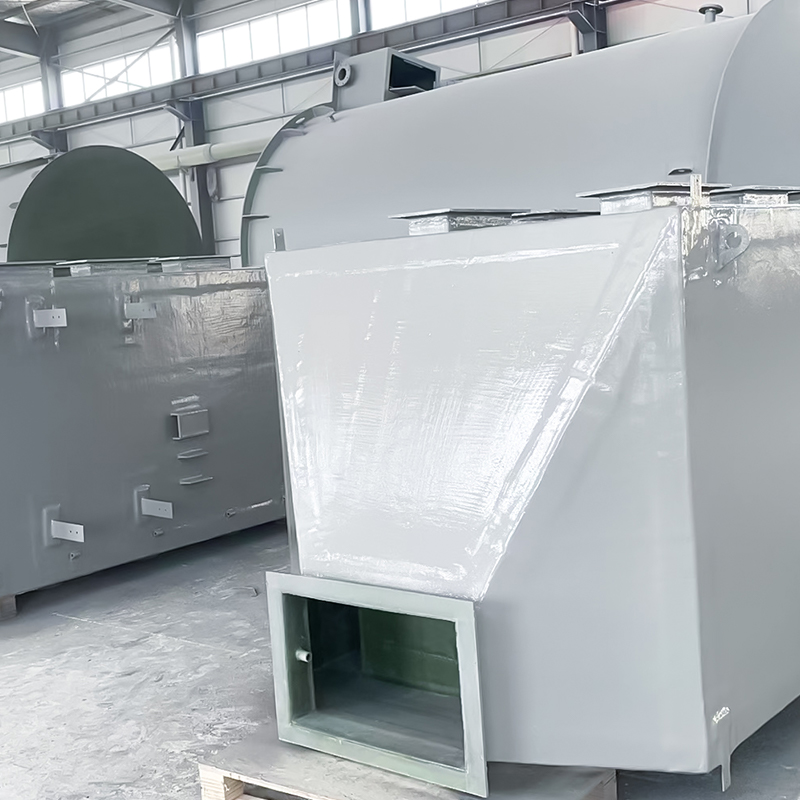 Адсорбер из стеклопластика с активированным углем