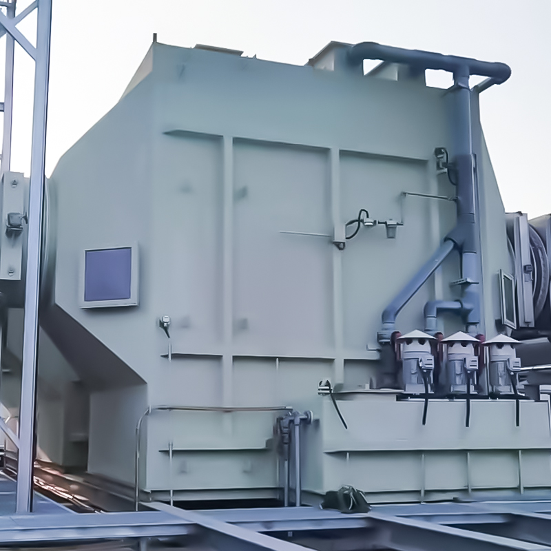 Горизонтальная промывная колонна из стеклопластика (ФРП)