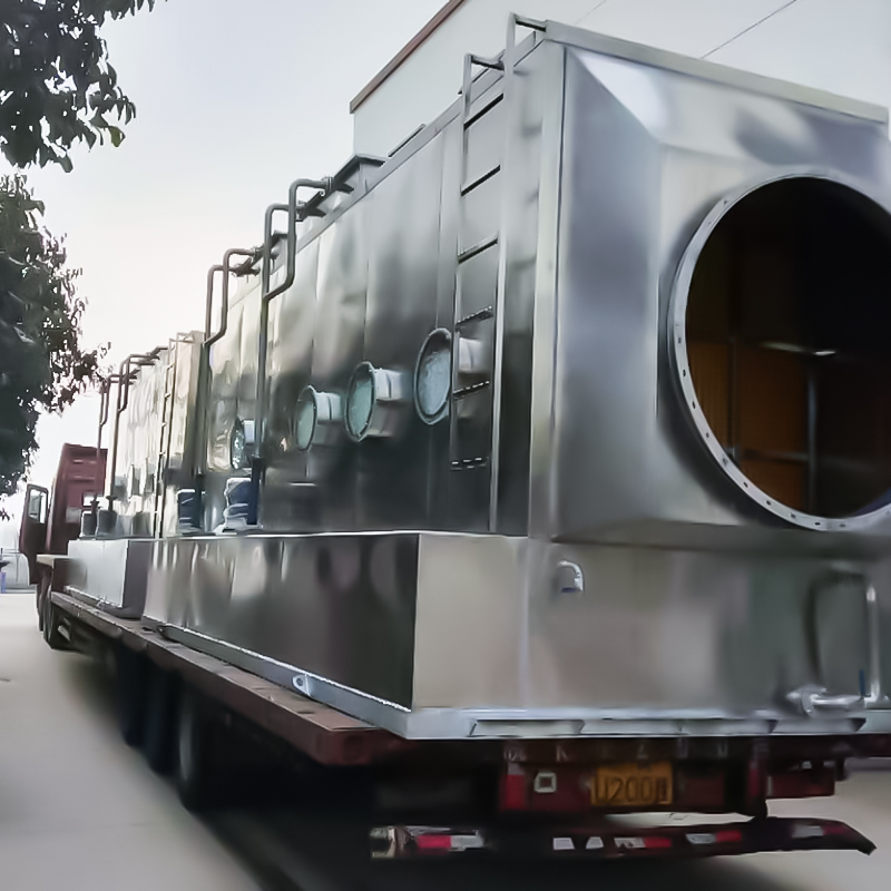 Горизонтальная промывная колонна из нержавеющей стали 304