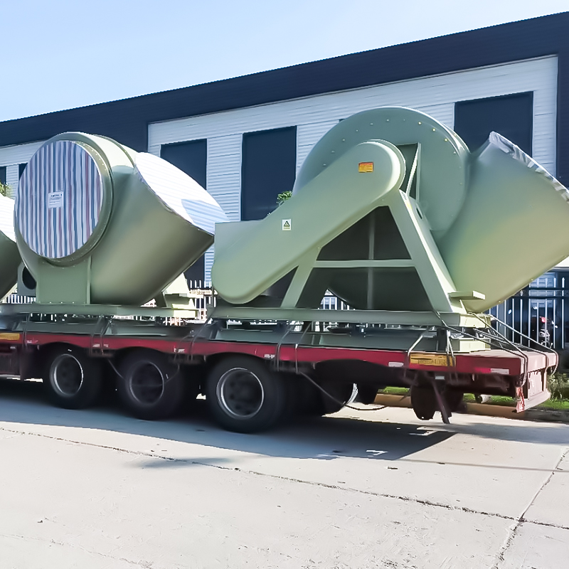 Стеклопластиковые (ФРП) коррозионностойкие вентиляторы среднего и низкого давления