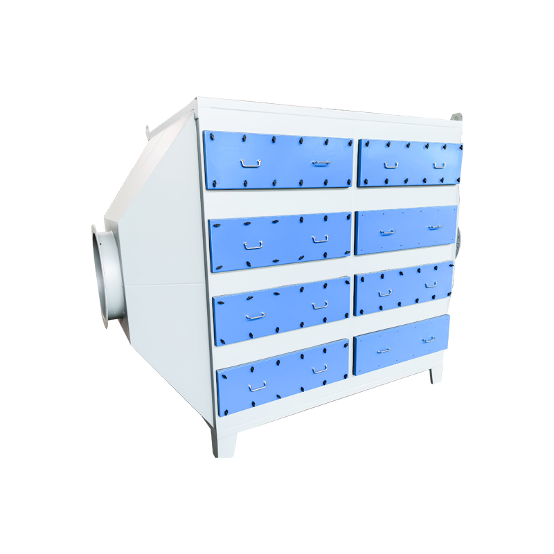 Фильтр с активированным углем из углеродистой стали ящичного типа