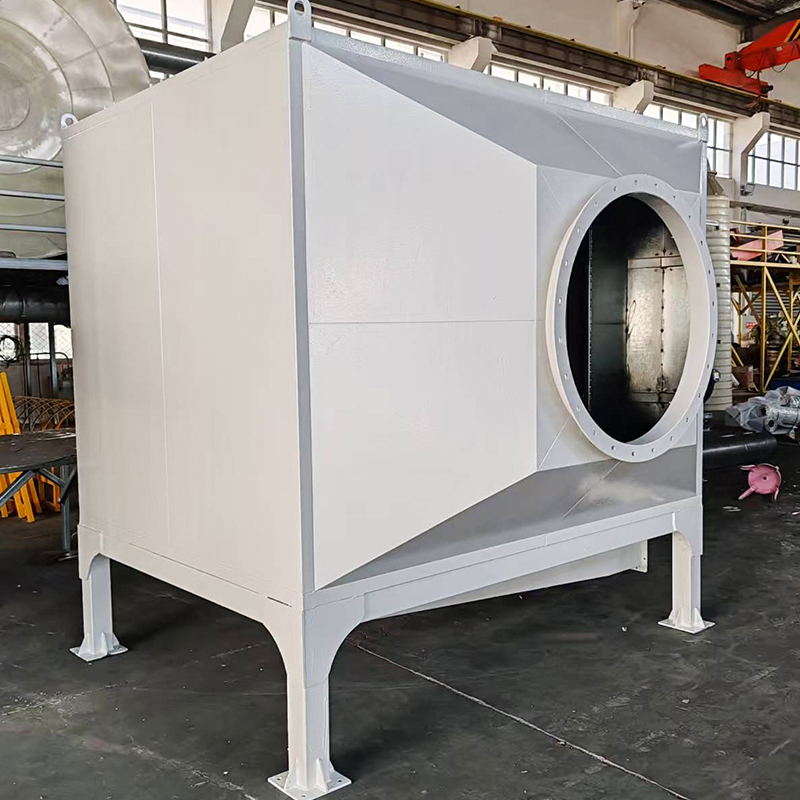 Адсорбционный бокс с активированным углем из углеродистой стали с верхней и боковой загрузкой